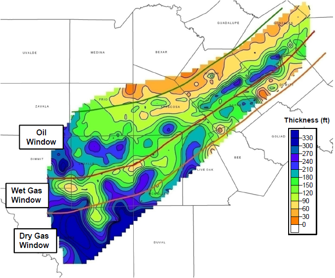 Eagle Ford Shale Map