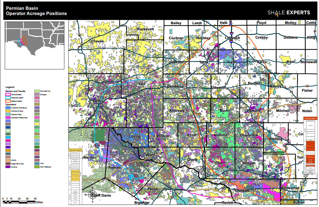 Permian Basin Operator Map